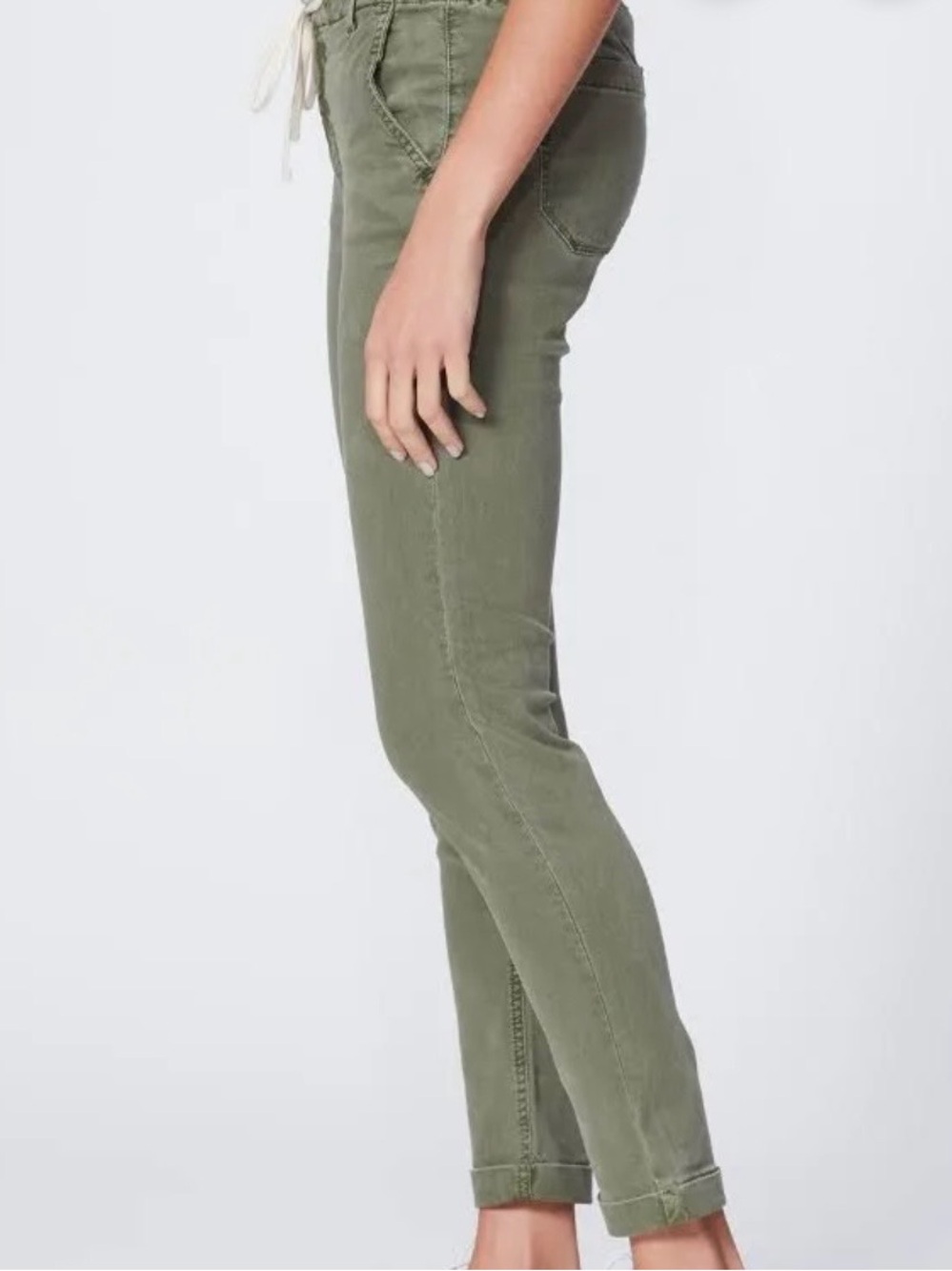 PAIGE Christy Vintage Coastal Green Pants Size 28 - Picture 4 of 13